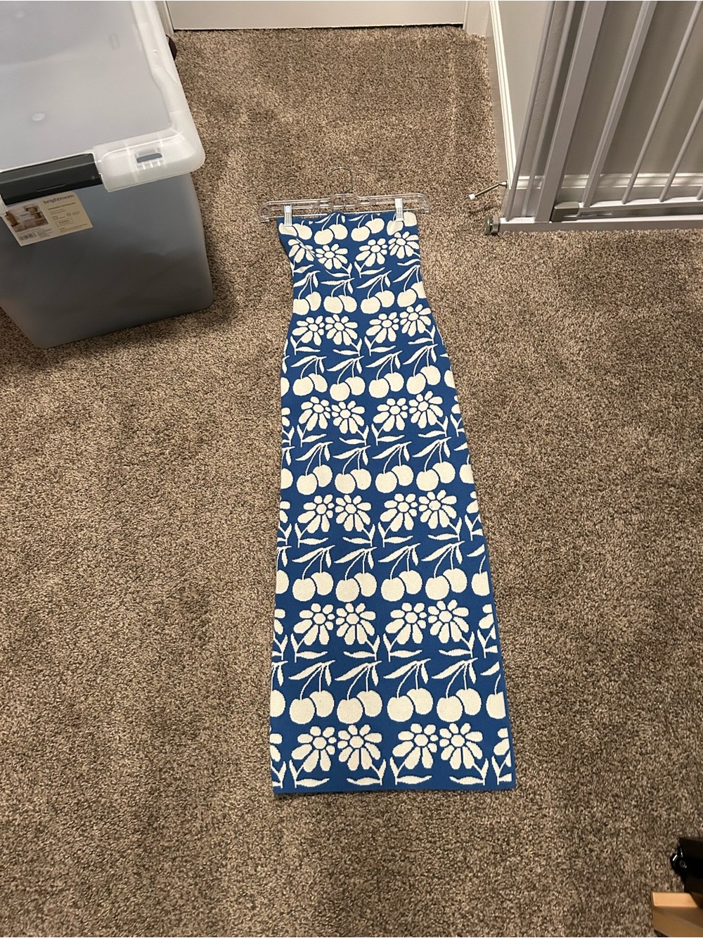 Strapless anthropology dress